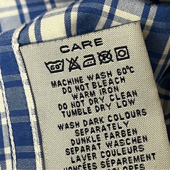 GANT Long Beach Poplin Shirt Casual Preppy Nautical Men's Regular Fit Blue XL - Picture 6 of 10